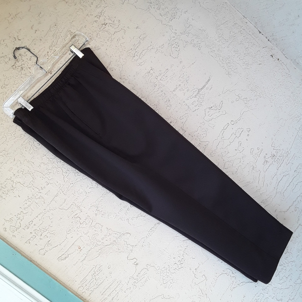 DRAPER'S & DAMON'S DARK BROWN  PULL ON PANTS, SIZE 12